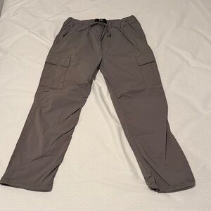 Hollister Parachute Cargo Pants Epix Flex Men color gray size L